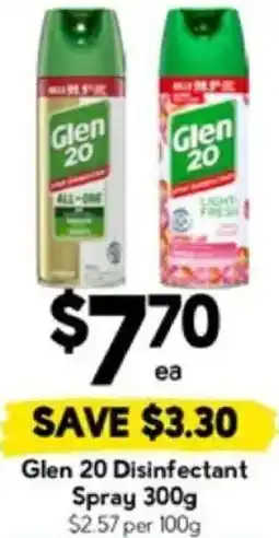 Drakes Glen 20 Disinfectant Spray offer