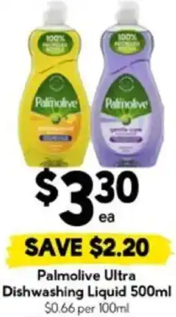 Drakes Palmolive Ultra Dishwashing Liquid offer