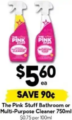 Drakes The Pink Stuff Bathroom or Multi-Purpose Cleaner offer