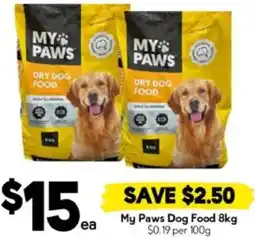 Drakes My Paws Dog Food offer