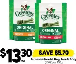 Drakes Greenies Dental Dog Treats offer