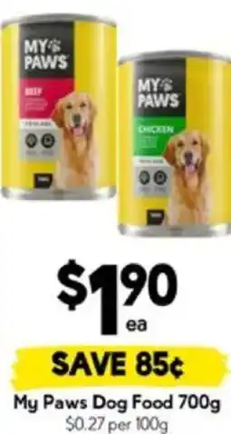 Drakes My Paws Dog Food offer