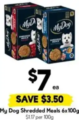 Drakes My Dog Shredded Meals offer