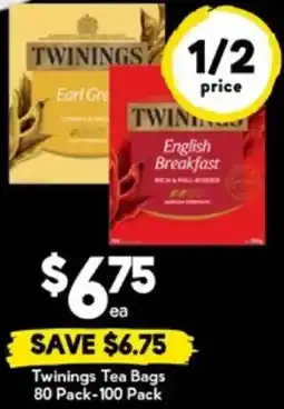 Drakes Twinings Tea Bags offer