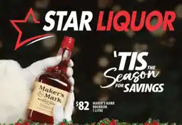Star Liquor Maker's mark bourbon offer