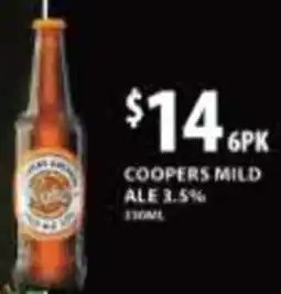 Star Liquor Coopers mild ale offer