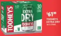 Star Liquor Tooheys extra dry offer