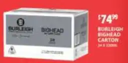 Star Liquor Burleigh bighead carton offer