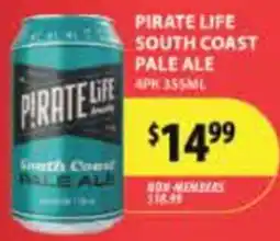 Star Liquor Pirate life south coast pale ale offer