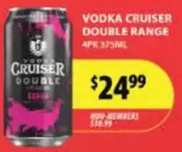 Star Liquor Vodka cruiser double range offer