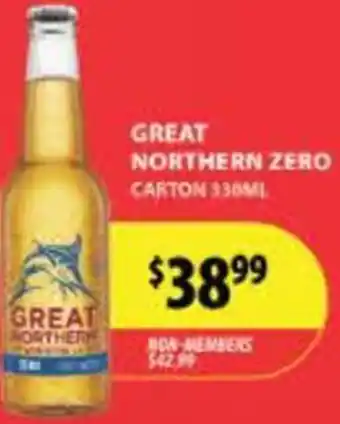 Star Liquor Great northern zero offer
