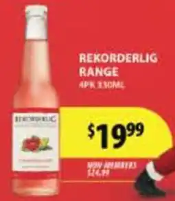Star Liquor Rekorderlig range offer