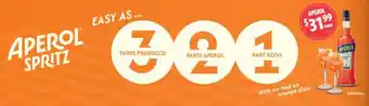 Star Liquor Aperol offer