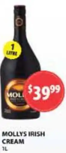 Star Liquor Mollys irish cream offer