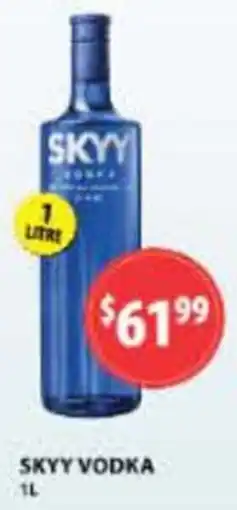 Star Liquor Skyy vodka offer