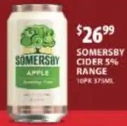 Star Liquor SOMERSBY CIDER 5% RANGE offer