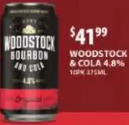 Star Liquor Woodstock & cola 4.8% offer