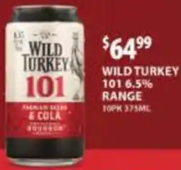 Star Liquor WILD TURKEY 101 RANGE 6.5 % offer