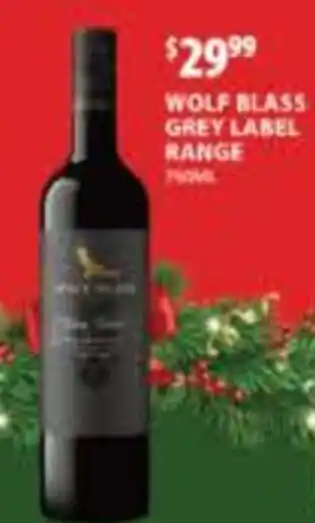 Star Liquor Wolf blass grey label range offer