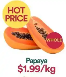 WHOLEFARMS Papaya offer