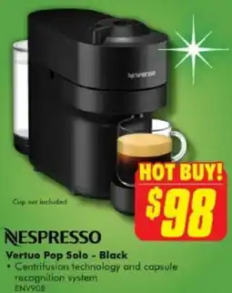 The Good Guys Nespresso vertuo pop solo offer
