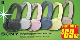 The Good Guys SONY Wireless Headphones - offer