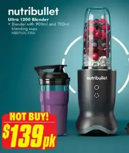 The Good Guys Nutribullet ultra 1200 blender offer
