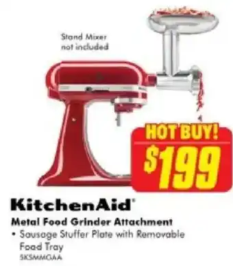 KitchenAid Metal Food Grinder Attachment