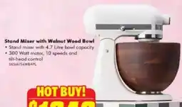 The Good Guys Stand Mixer with Walnut Wood Bowl offer