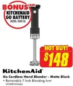 The Good Guys KitchenAid Go Cordless Hand Blender offer
