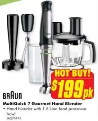 The Good Guys Braun MultiQuick 7 Gourmet Hand Blender Hand blender offer