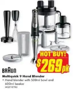 The Good Guys Braun Multiquick 9 Hand Blender offer