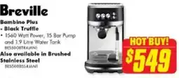 The Good Guys Breville Bambino Plus offer