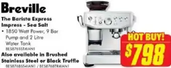 The Good Guys Breville The Barista Express Impress offer
