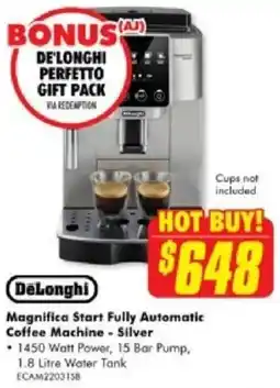 The Good Guys Magnifica Start Fully Automatic Coffee Machine offer