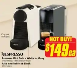 The Good Guys Nespresso Essenza Mini Solo offer