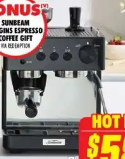 The Good Guys Origins Classic Espresso Coffee Machine offer
