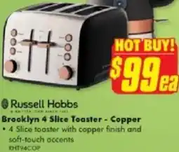 The Good Guys Russell Hobbs Brooklyn 4 Slice Toaster offer