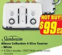 The Good Guys Sunbeam Alinea Collection 4 Slice Toaster offer