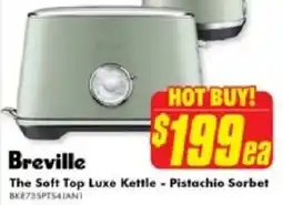 The Good Guys Breville The Soft Top Luxe Kettle offer