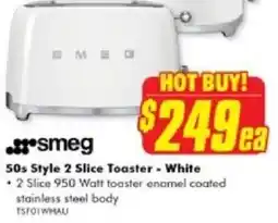 The Good Guys 50s Style 2 Slice Toaster offer