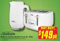 The Good Guys Sunbeam Radiance Collection Breakfast Pack Up offer