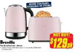 The Good Guys Breville The Breakfast Set - Mauve offer