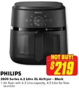 The Good Guys Philips 2000 series xl airfryer - black offer