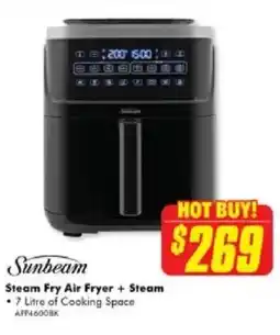 The Good Guys Sunbeam Steam Fry Air Fryer + Steam offer