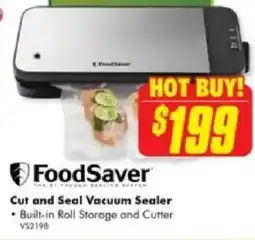 The Good Guys FoodSaver Cut and Seal Vacuum Sealer offer