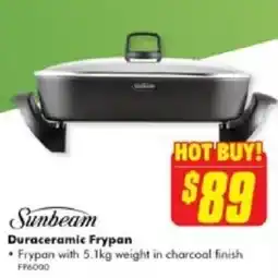 The Good Guys Sunbeam Duraceramic Frypan offer