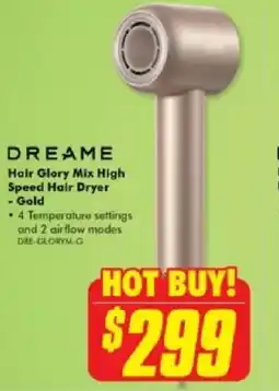 The Good Guys DREAME Hair Glory Mix High Speed Hair Dryer offer