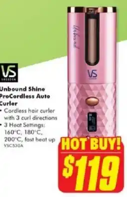 The Good Guys Unbound Shine ProCordless Auto Curler offer
