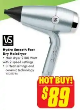 The Good Guys Hydro Smooth Fast Dry Hairdryer offer